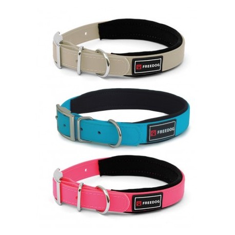 COLLIER confort pour chien rose FUN ERGO FREEDOG-DOGFRENCHTOUCH