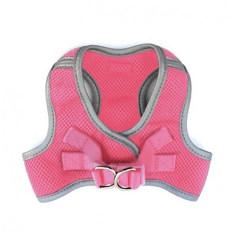 Harnais veste rose RUCHE pour chien FREEDOG