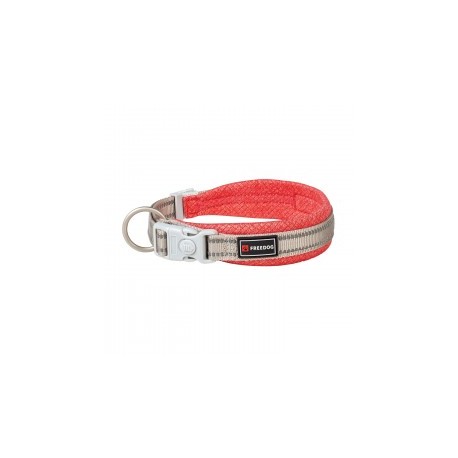 Collier rouge pour chien SHIVA FREEDOG