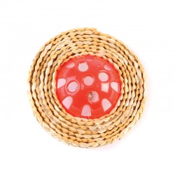 Balle avec grelot et ruban en sisal FREEDOG