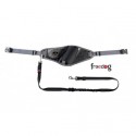CEINTURE ET LAISSE DE JOGGING REFLECHISSANTE pour chien CANICROSS FREEDOG-DOGFRENCHTOUCH