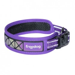 COLLIER REFLECHISSANT pour chien BORÉAL couleur violet FREEDOG-DOGFRENCHTOUCH