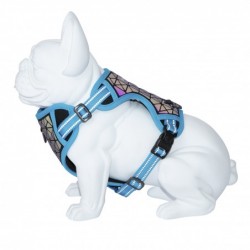 HARNAIS REFLECHISSANT pour chien BORÉAL couleur bleu FREEDOG-DOGFRENCHTOUCH