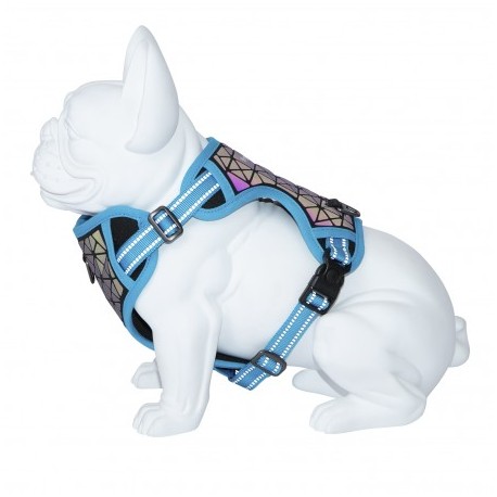 HARNAIS REFLECHISSANT pour chien BORÉAL couleur bleu FREEDOG-DOGFRENCHTOUCH