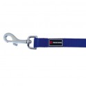 Laisse nylon ERGONOMIQUE bleu pour chien FREEDOG