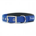 Collier nylon ergonomique bleu pour chien FREEDOG