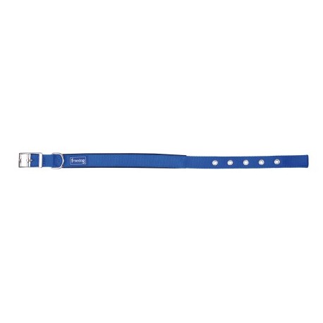 Collier nylon ergonomique bleu pour chien FREEDOG