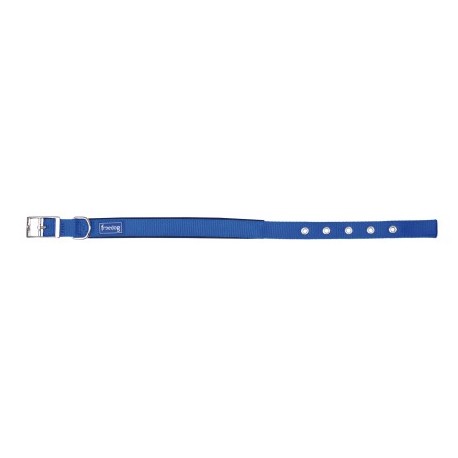 Collier nylon ergonomique bleu pour chien FREEDOG