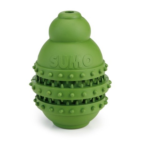 Jouet RUGBY SUMO résistant hygiène dentaire pour chien BEEZTEES