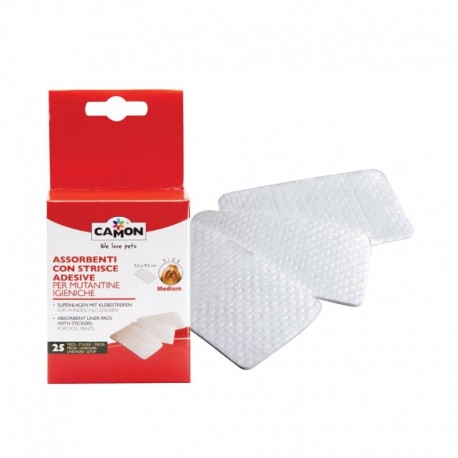 PROTEGES CULOTTES pour chienne AVEC ADHESIFS pour culotte hygiénique CAMON-DOGFRENCHTOUCH