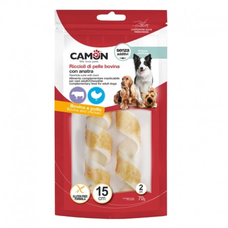 Friandises torsadées Boeuf et Poulet pour chien CAMON