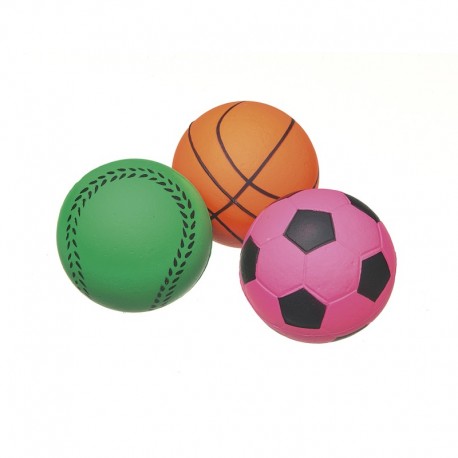 JOUET pour chien BALLE en caoutchouc DUR Sport 5,7cm CAMON-DOGFRENCHTOUCH