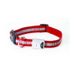 Collier réfléchissant et clignotant pour chien ou chat CAMON
