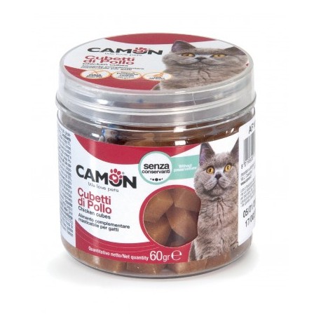 Friandises cubes poulet pour chat CAMON