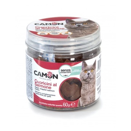 FRIANDISES pour chats COEUR au SAUMON CAMON-DOGFRENCHTOUCH