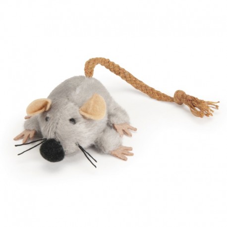 Peluche vibrante RAT avec corde pour chat CAMON