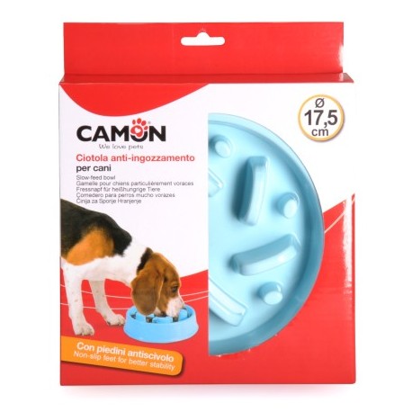 Gamelle anti-glouton plastique pour chien ou chat CAMON