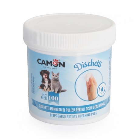 Cotons jetables avec lotion pour les yeux chien et chat CAMON