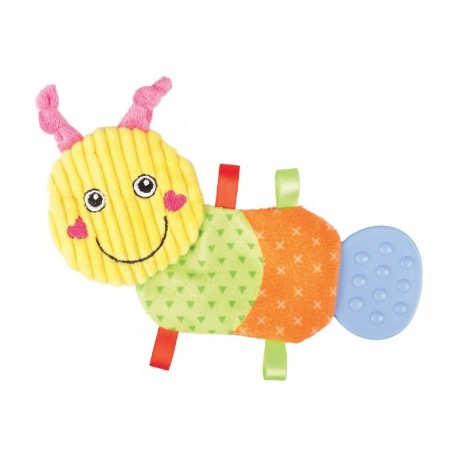 Peluche chenille TPR pour chien FLAMINGO