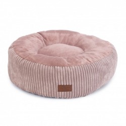 COUSSIN DEHOUSSABLE pour chien ou chat VELOURS CÔTELE rose DESIGNED BY LOTTE-DOGFRENCHTOUCH