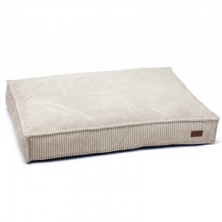 Matelas VELOURS CÔTELE gris pour chien DESIGNED BY LOTTE
