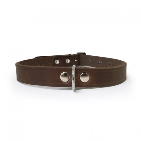 Collier cuir marron RONDO KARLIE