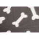 Plaid polaire gris pour animaux KARLIE