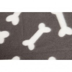 PLAID POLAIRE pour chien ou chat GRIS KARLIE-DOGFRENCHTOUCH