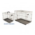 CAGE DE TRANSPORT pour chien METAL PLIANTE KARLIE