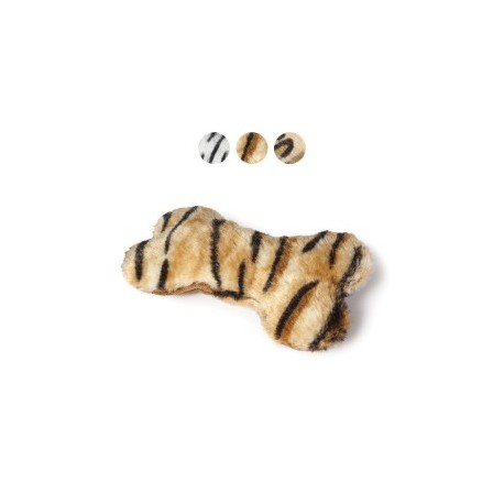JOUET pour chien PELUCHE OS JUNGLE TIGRE sonore KARLIE-DOGFRENCHTOUCH