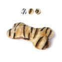 JOUET pour chien PELUCHE OS JUNGLE TIGRE sonore KARLIE-DOGFRENCHTOUCH