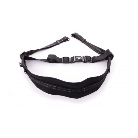 Ceinture running pro+ pour chien couleur noir ARKA HAOK