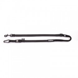 Longe pour chien anti-chocs réglable Cani-Cross couleur noir ARKA HAOK