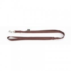 LAISSE pour chien NEO PLUS 3 POSITIONS COUTURES REFLECHISSANTES marron ARKA HAOK-DOGFRENCHTOUCH