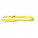 LAISSE pour chien NEO PLUS 3 POSITIONS COUTURES REFLECHISSANTES jaune ARKA HAOK-DOGFRENCHTOUCH