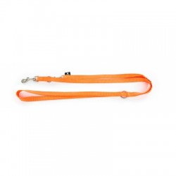 LAISSE pour chien NEO PLUS 3 POSITIONS COUTURES REFLECHISSANTES orange ARKA HAOK-DOGFRENCHTOUCH