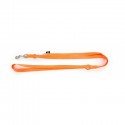 LAISSE pour chien NEO PLUS 3 POSITIONS COUTURES REFLECHISSANTES orange ARKA HAOK-DOGFRENCHTOUCH