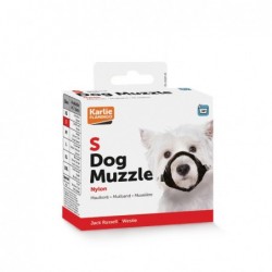 MUSELIERE pour chien en nylon noir TAILLE S KARLIE