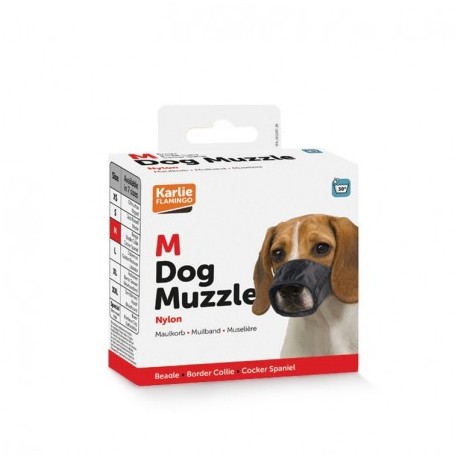 Muselière en nylon taille M pour chien KARLIE