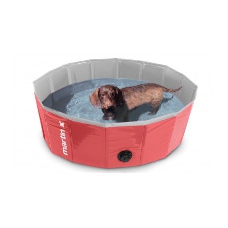 Piscine pour chien couleur rouge MARTIN POOL MARTIN SELLIER
