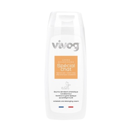 Après-shampooing professionnel conditionneur pour chat VIVOG