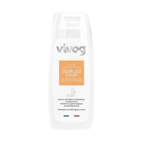 Après-shampooing professionnel conditionneur pour chat VIVOG