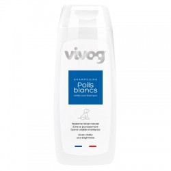 Shampooing professionnel pour chien - Poils blancs - Eclat naturel du poil - VIVOG