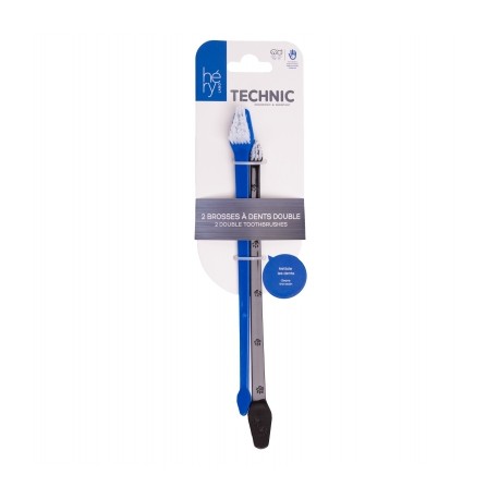 Brosse à dents double x2 pour chien HERY