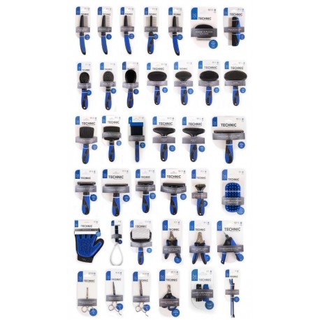 BROSSE A DENTS LOT DE 2 pour chien DOUBLE TECHNIC HERY-DOGFRENCHTOUCH