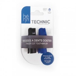 BROSSES A DENTS LOT DE 2 pour chien DOIGTIER TECHNIC HERY-DOGFRENCHTOUCH