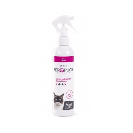 Spray antiparasitaire chat ZERO PUCE HERY