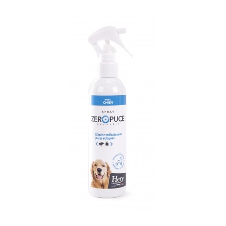 Spray antiparasitaire chien ZERO PUCE HERY