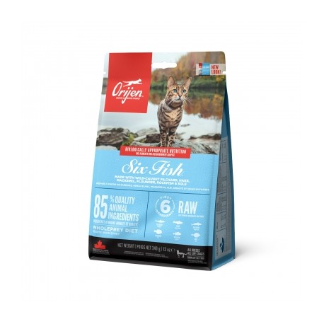 Croquettes ORIJEN Cat 6-Fish pour chat