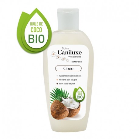 Shampooing CANILUXE à l'huile de Coco Bio pour chien